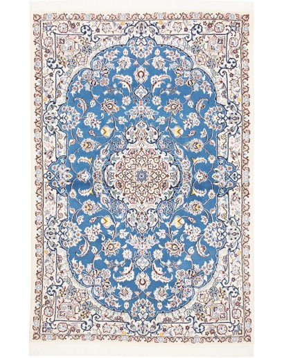 Tappeto Nain 9La Persia azzurro blu 104x157