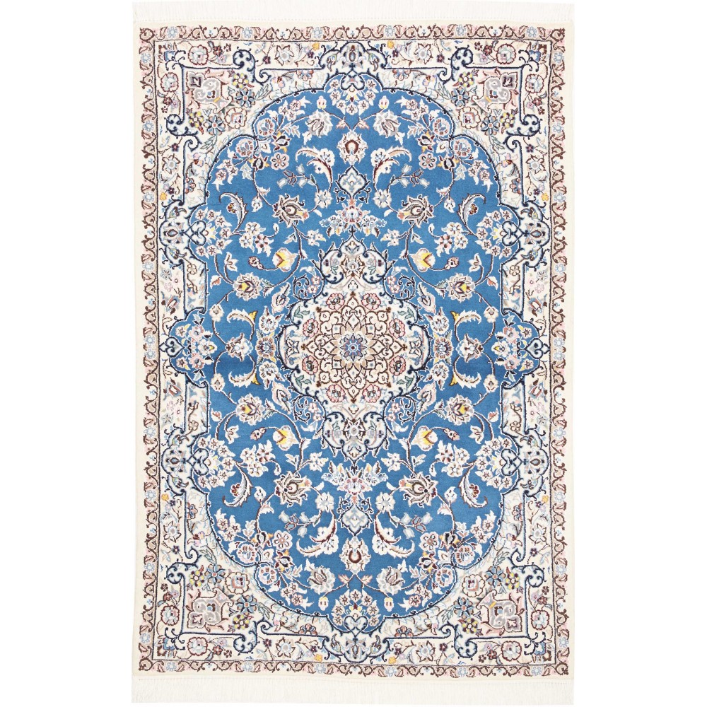 Tappeto Nain 9La Persia azzurro blu 104x157