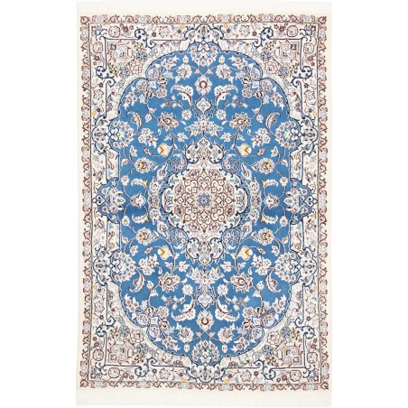 Tappeto Nain 9La Persia azzurro blu 104x157