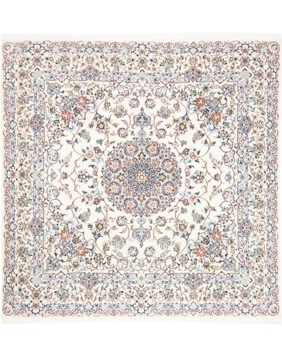 Tappeto Nain 9La Persia bianco azzurro 202x200