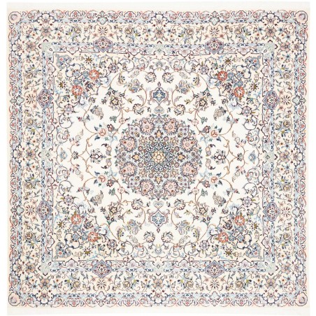 Tappeto Nain 9La Persia bianco azzurro 202x200