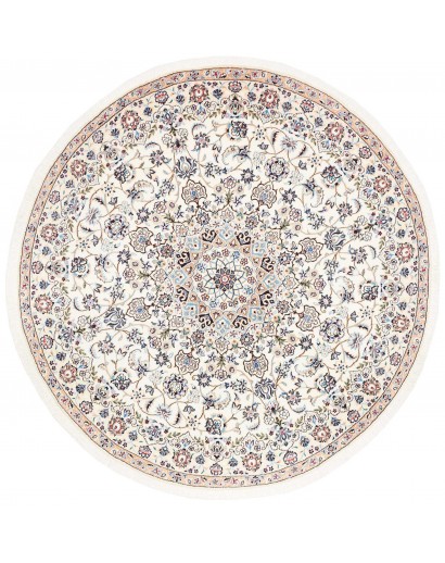 Tappeto Nain 9La Persia bianco grigio 200x200