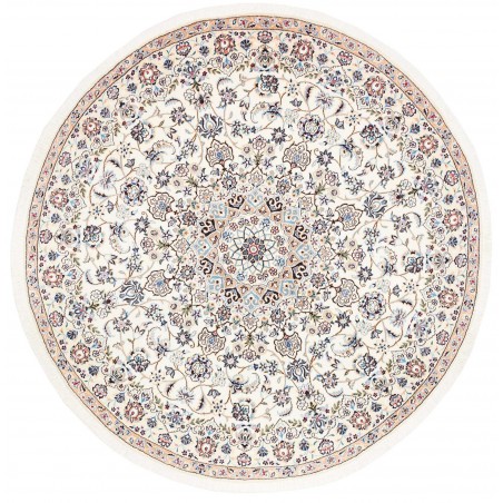 Tappeto Nain 9La Persia bianco grigio 200x200