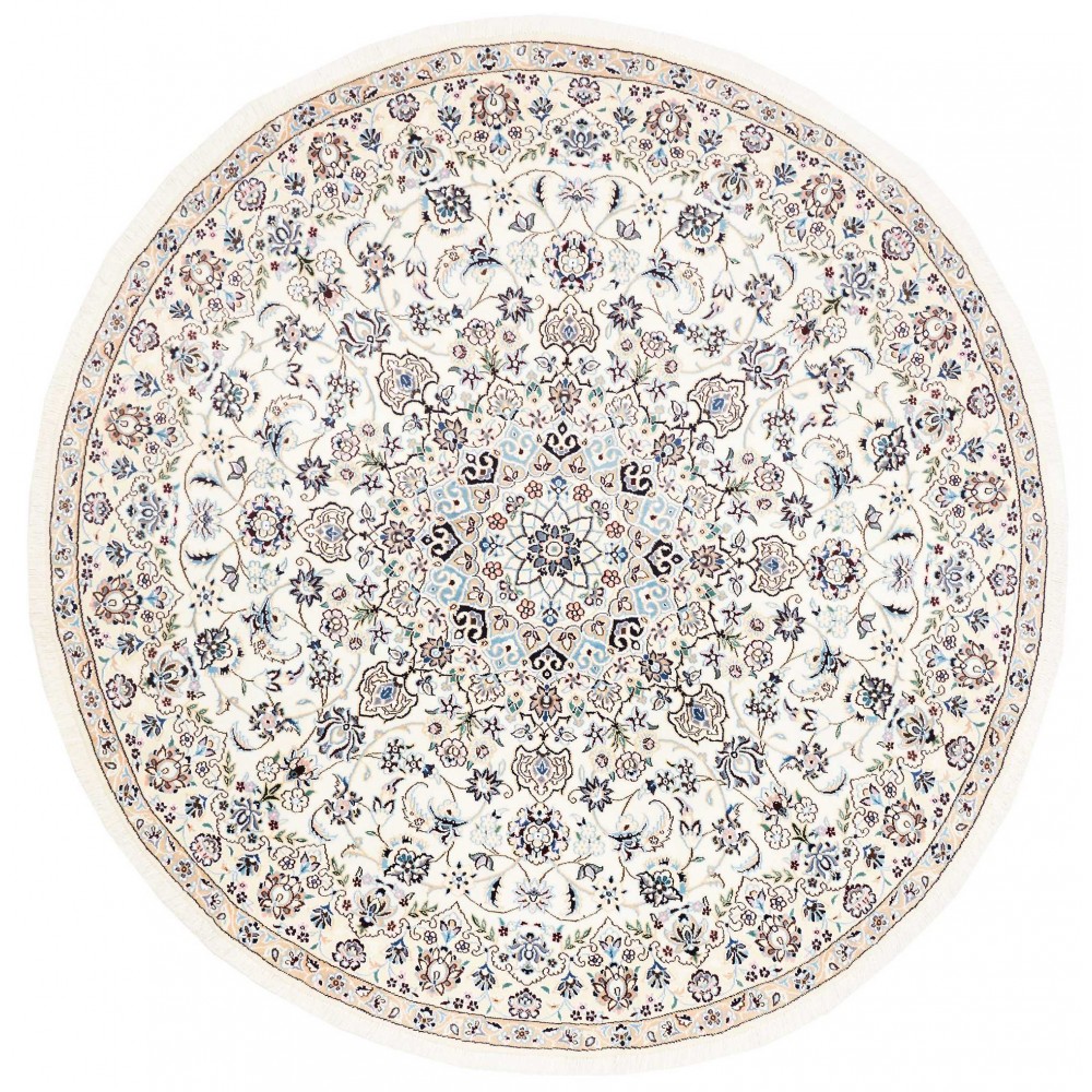 Tappeto Nain 9La Persia beige grigio 200x200