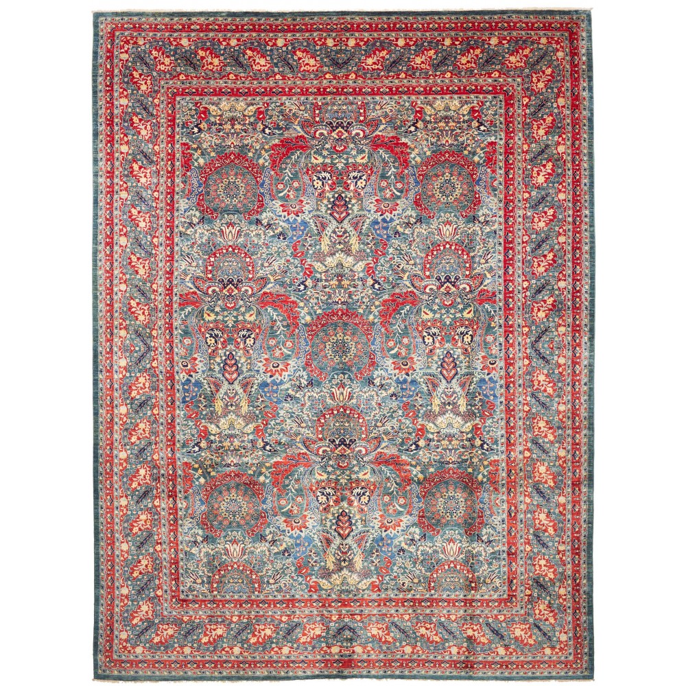Tappeto Aryana Fine Pakistan marrone bianco 301x410