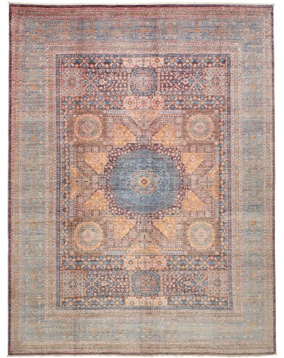 Tappeto Mamlouk Pakistan marrone grigio 276x356