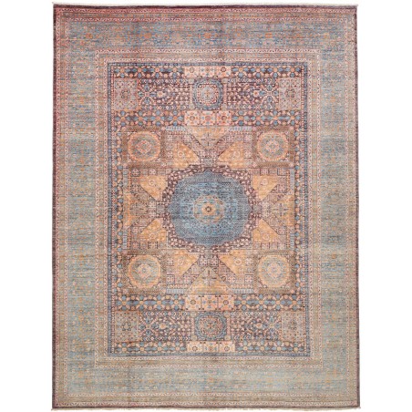 Tappeto Mamlouk Pakistan marrone grigio 276x356