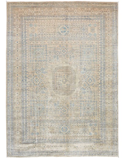 Tappeto Mamlouk Pakistan beige azzurro 248x343