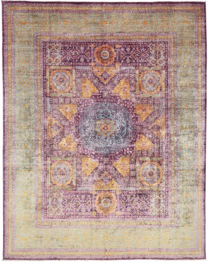 Tappeto Mamlouk Pakistan marrone grigio 247x300
