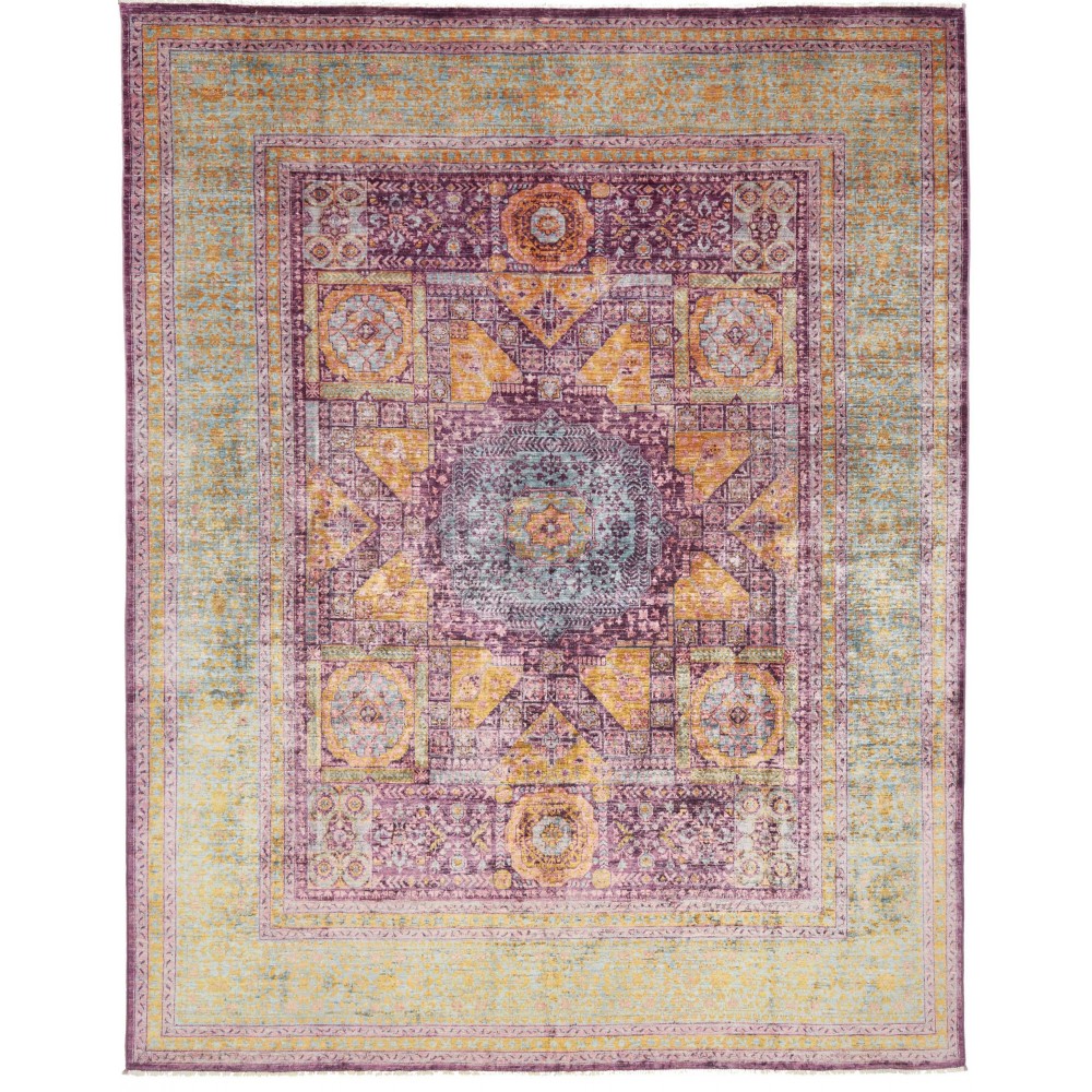Tappeto Mamlouk Pakistan marrone grigio 247x300