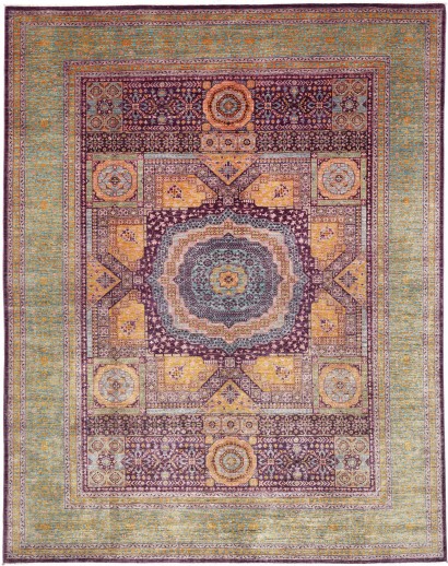 Tappeto Mamlouk Pakistan marrone bianco 277x350
