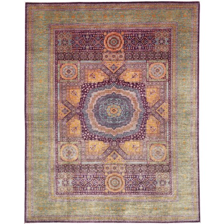 Tappeto Mamlouk Pakistan marrone bianco 277x350