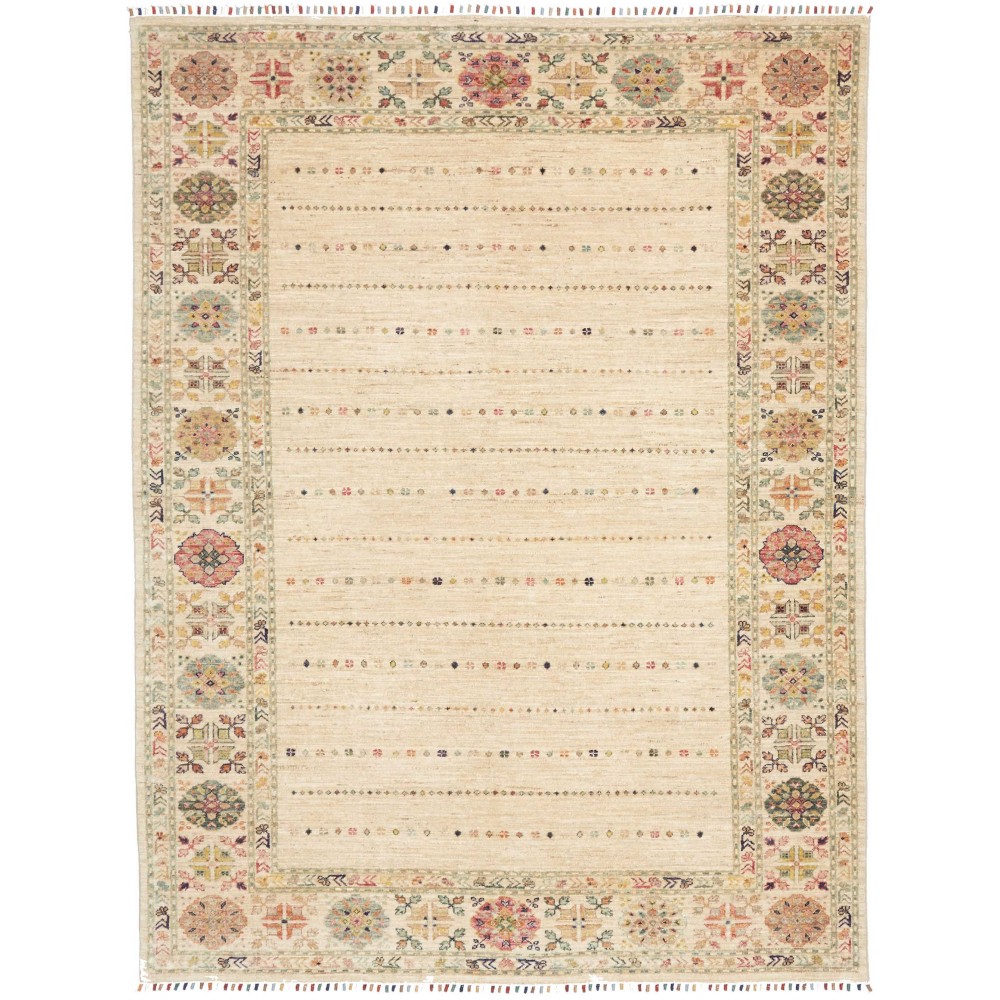 Tappeto Rubin Pakistan giallo verde 172x230