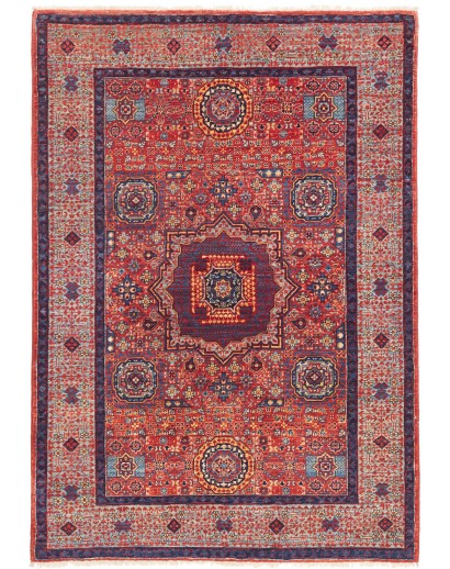 Tappeto Mamlouk Pakistan marrone grigio 103x147