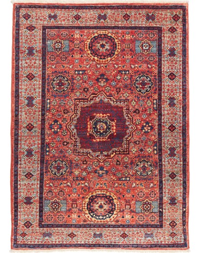 Tappeto Mamlouk Pakistan rosso grigio 84x120