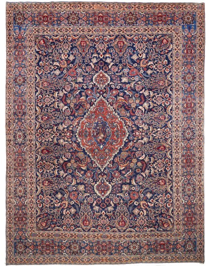 Tappeto Moud Persia azzurro giallo 297x393