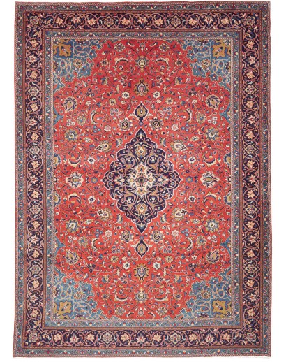 Tappeto Sarough Persia marrone giallo 260x356