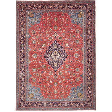 Tappeto Sarough Persia marrone giallo 260x356