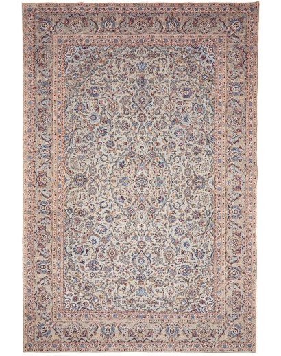 Tappeto Kashan Persia beige marrone 275x400