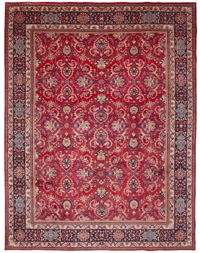 Tappeto Mashad Persia marrone giallo 298x393
