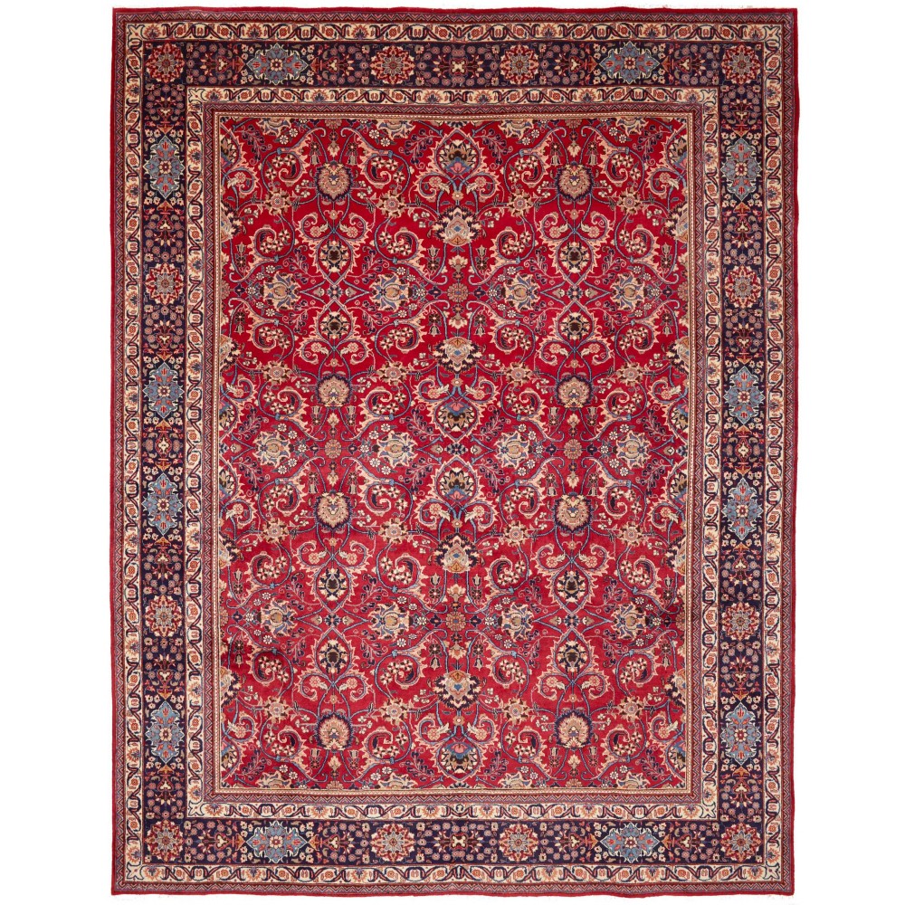 Tappeto Mashad Persia marrone giallo 298x393