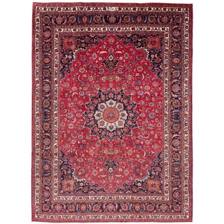 Tappeto Mashad Persia marrone blu 248x340