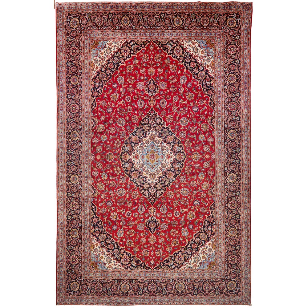 Tappeto Ardakan Persia marrone blu 295x453