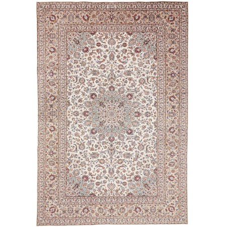 Tappeto Kashan Persia beige grigio 242x360
