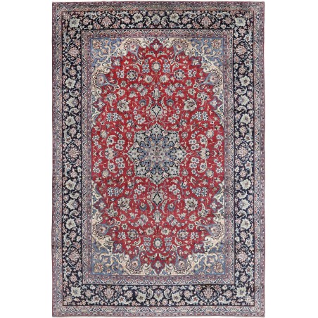 Tappeto Nadjafabad Persia bianco marrone 350x535