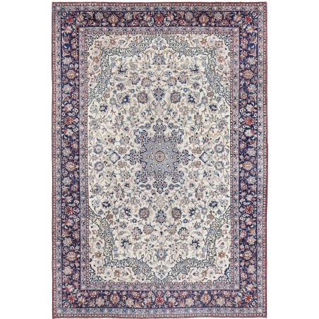 Tappeto Nadjafabad Persia bianco azzurro 310x465