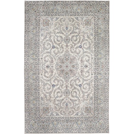 Tappeto Kashan Persia beige bianco 334x532