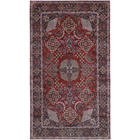 Tappeto Nadjafabad Persia grigio azzurro 294x515