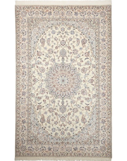 Tappeto Nain 9La Persia bianco grigio 210x332