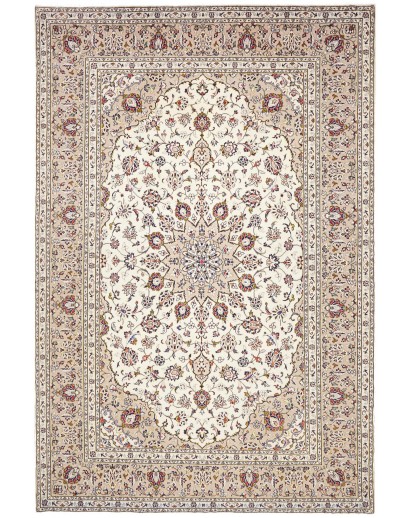 Tappeto Kashan Persia bianco 197x297