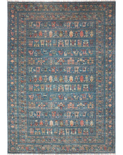 Tappeto Rubin Pakistan azzurro marrone 248x347