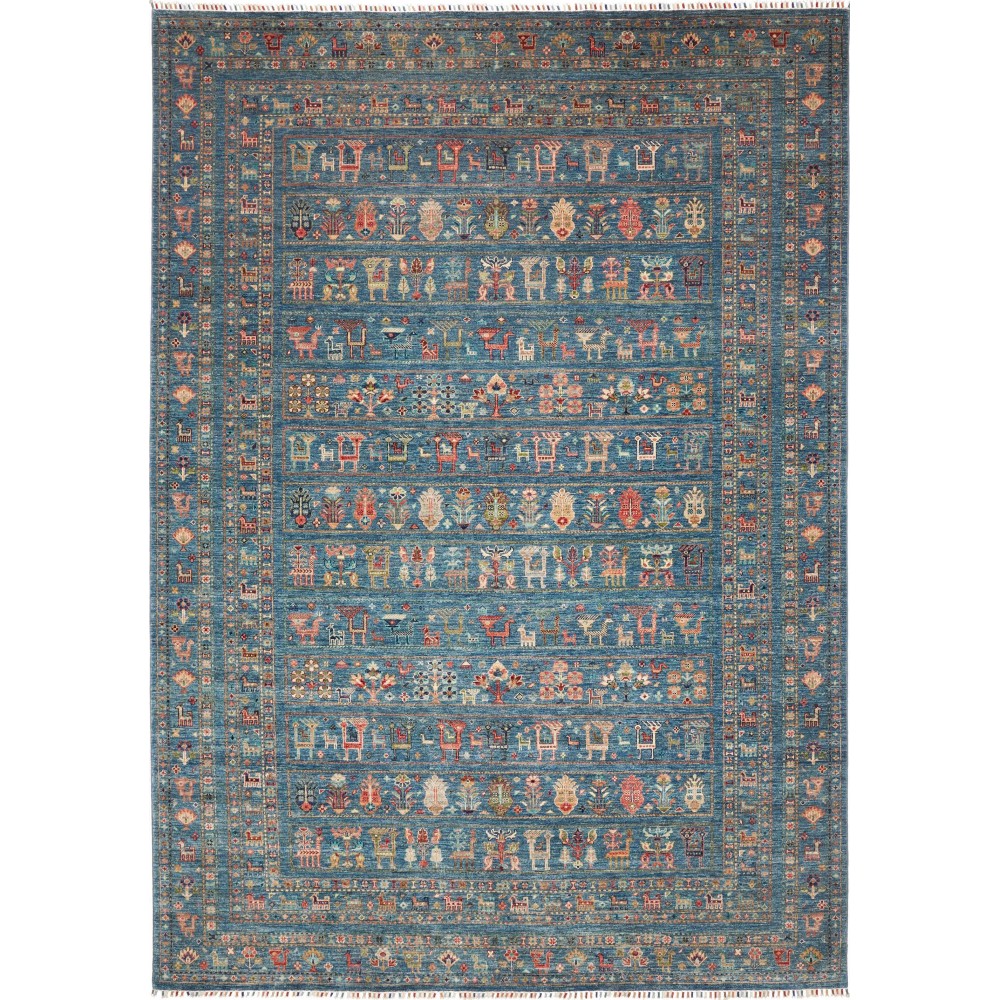 Tappeto Rubin Pakistan azzurro marrone 248x347