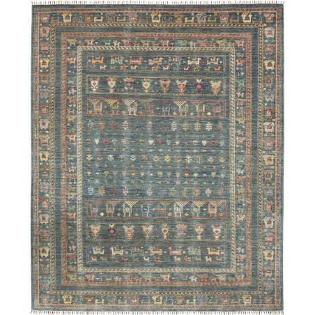 Tappeto Rubin Pakistan bianco azzurro 203x242