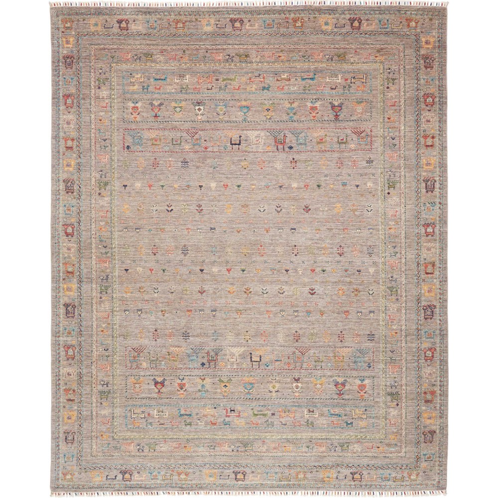 Tappeto Rubin Pakistan marrone azzurro 244x304