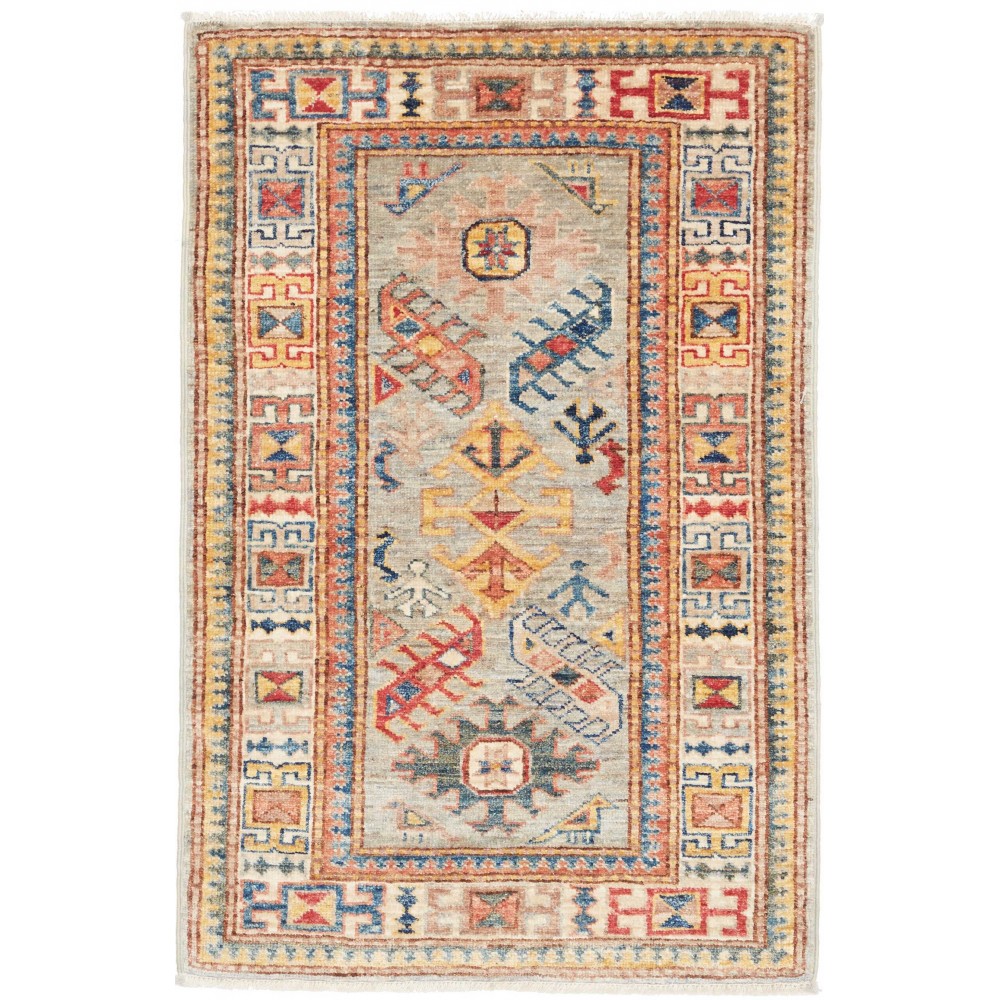 Tappeto Kazak Fine Pakistan marrone 66x99