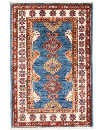 Tappeto Kazak Fine Pakistan beige grigio 63x94