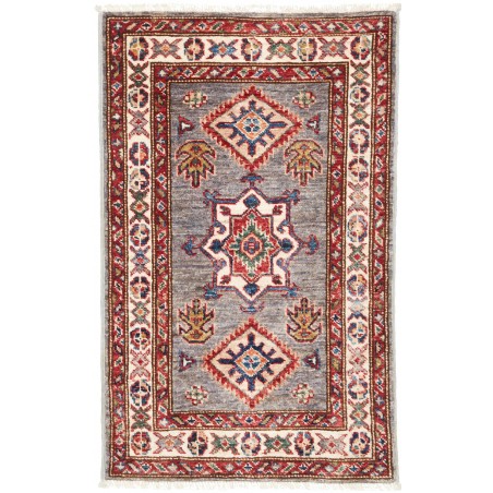 Tappeto Kazak Fine Pakistan marrone grigio 56x90