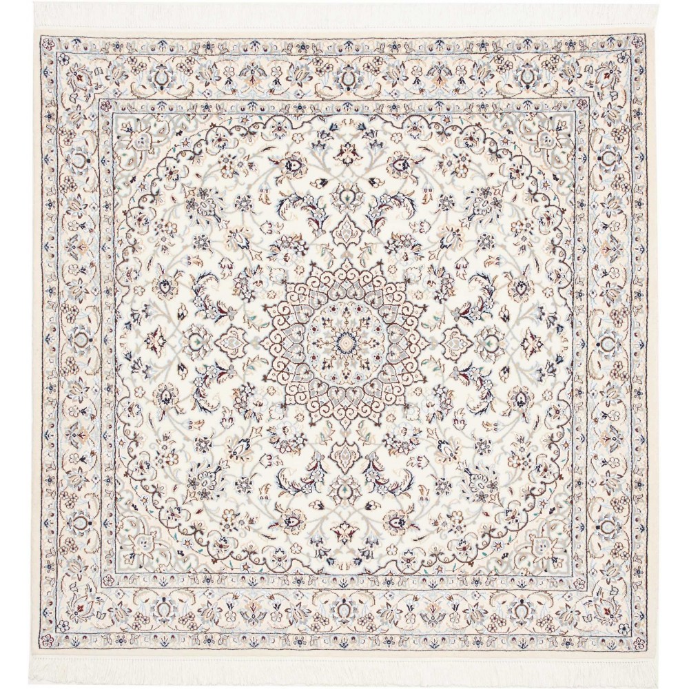 Tappeto Nain 9La Persia bianco azzurro 150x150
