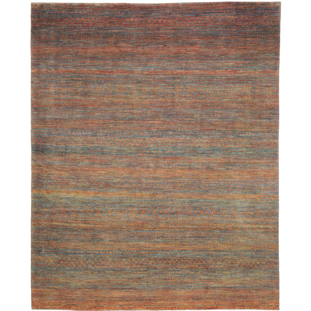 Tappeto Royal Gabbeh Pakistan azzurro arancione 197x246