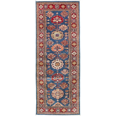 Tappeto Kazak Fine Pakistan azzurro arancione 76x202