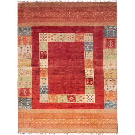 Tappeto Siva Pakistan marrone arancione 210x280
