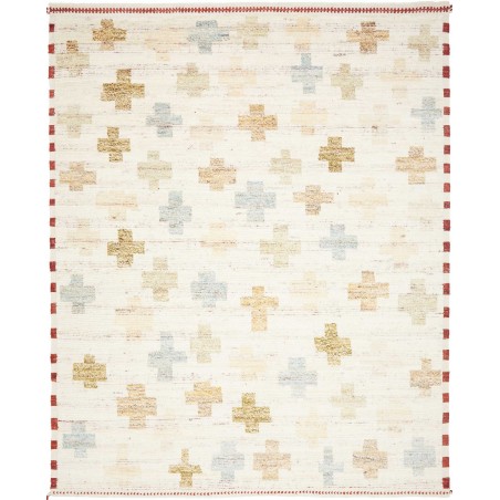 Tappeto bianco marrone 257x315