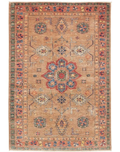 Tappeto Kazak Fine Pakistan marrone 125x172