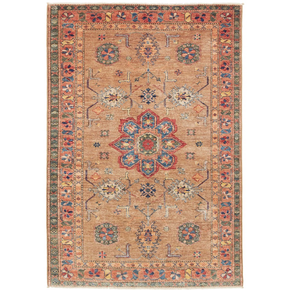 Tappeto Kazak Fine Pakistan marrone 125x172
