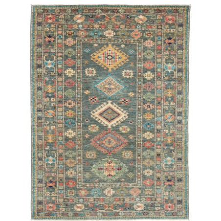 Tappeto Kazak Fine Pakistan bianco 148x202
