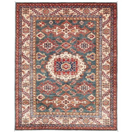 Tappeto Kazak Fine Pakistan marrone grigio 153x191